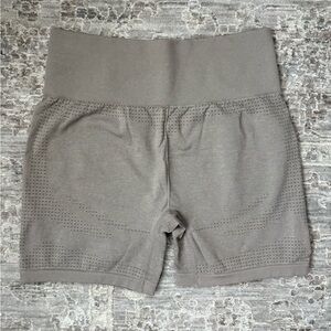 Women's Gray High-Waisted Shorts